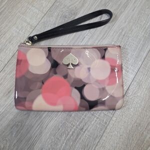 Kate Spade Pink and Black Wristlet